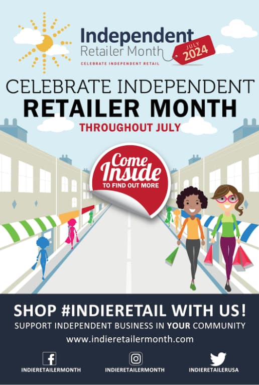 independent retailer month poster